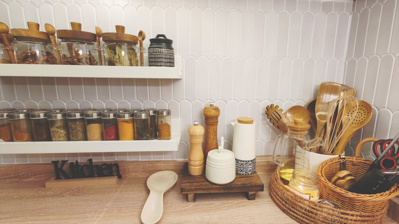 الشكل النهائي للمطبخ/ نمبر ون في التعديلات ادخلي وقوليلي رايك#تجديدات #مطبخي #مطبخ