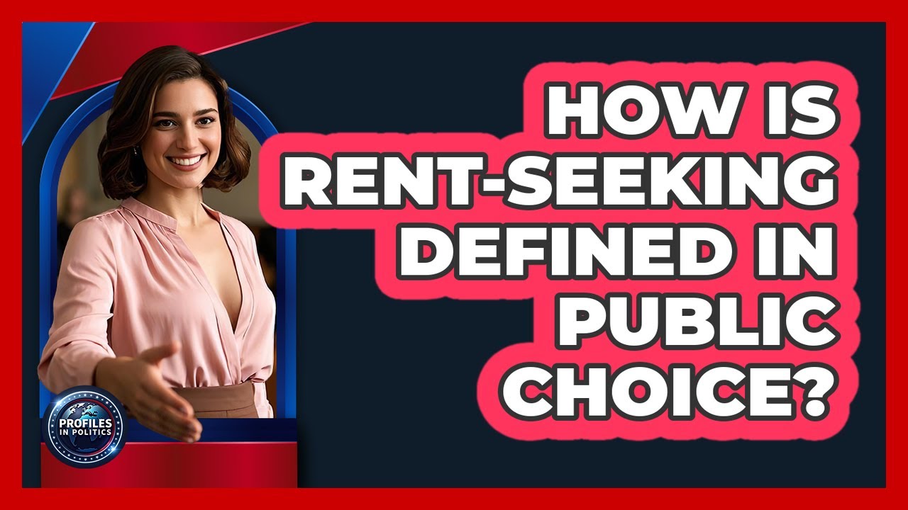 How Is Rent-Seeking Defined In Public Choice?