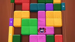 Wood Away Block Jam Level 101 Game Walkthrough Solution