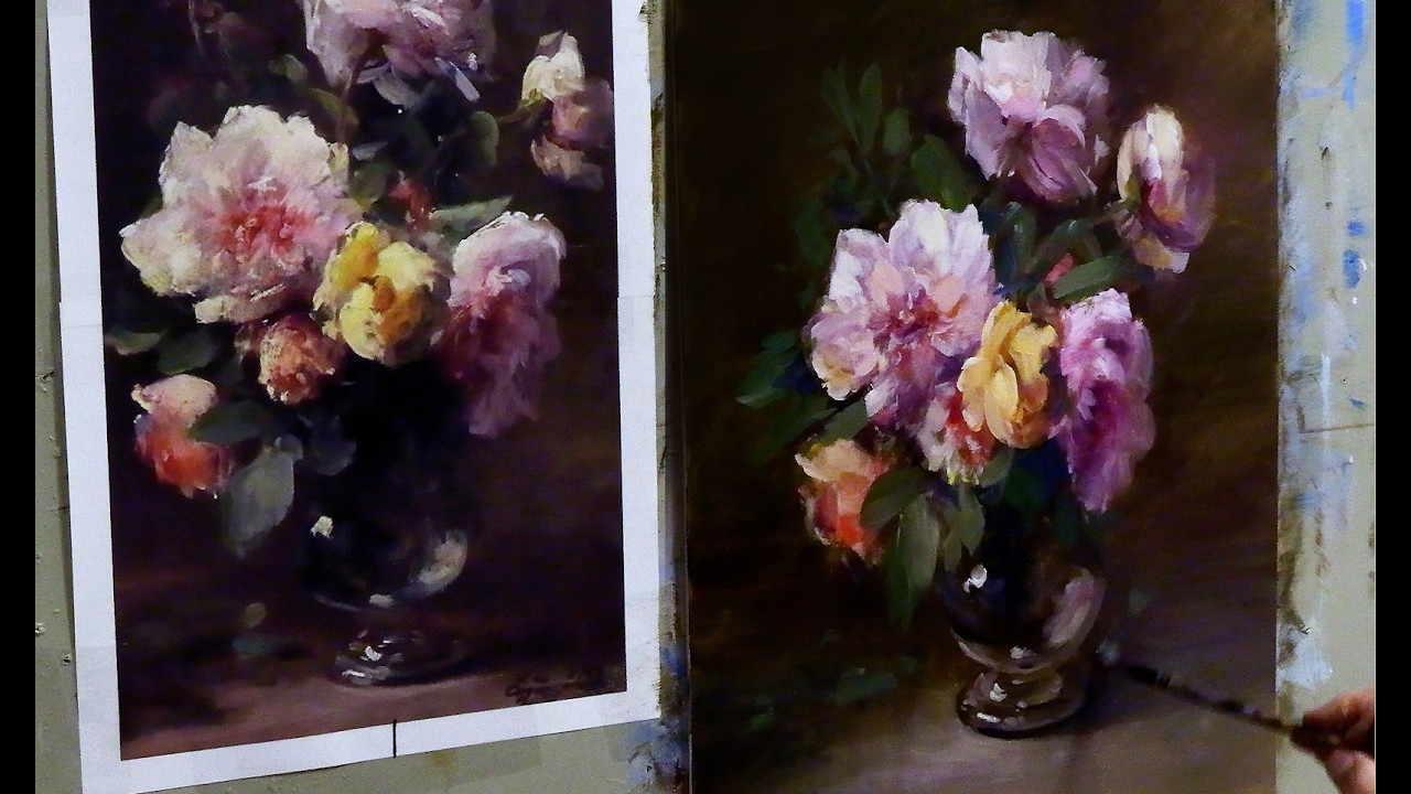 Painting the Masters  Petit Vase of Flower