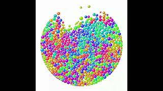 Python Verlet Physics: 2500 Particle Collision Simulation + MP4 Rendering