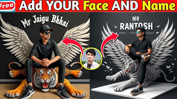 How to Create a Social Media Profile Name Art Photo Editing | Bing Image Creator Ai Avater 2024