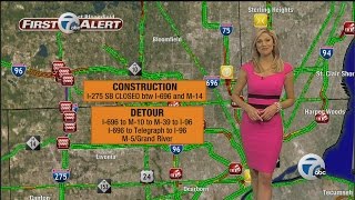 Detours to get around I-275 construction
