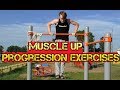 How To Muscle UP - progression Exercises