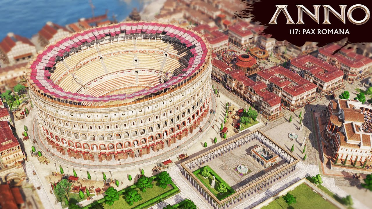 The Empire and Amphitheatre are COMPLETE! - Anno 117: Pax Romana