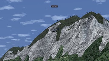 H145 Landing at Innsbruck (Flightgear)