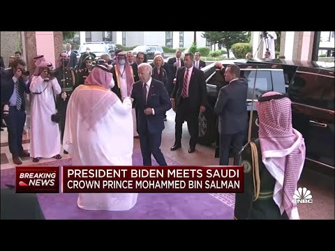 President Biden meets with Saudi Crown Prince Mohammed Bin Salman