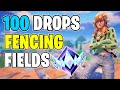 100 drops at fencing fields in unreal ranked