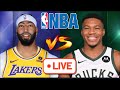 Los Angeles Lakers at Milwaukee Bucks NBA Live Play by Play Scoreboard / Interga