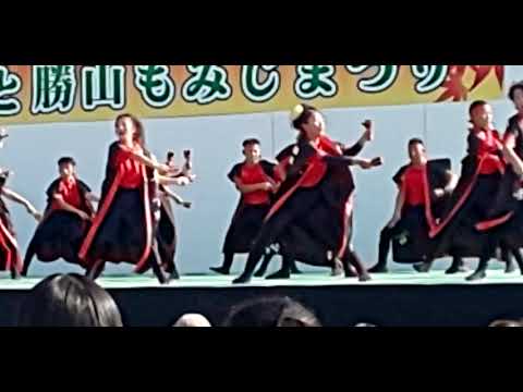 キレッキレの女子小学生のおどりに注目右から3番目