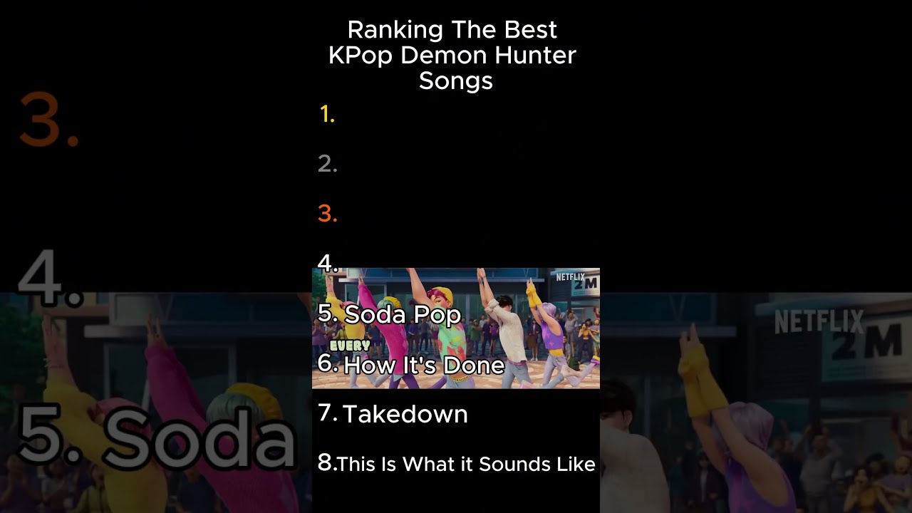 Ranking The Best KPop Demon Hunter Songs Full Version 