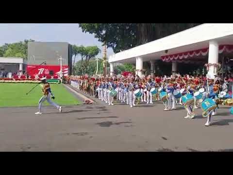 Marching Band Hari Merdeka di Istana Negara Jakarta