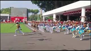 Marching Band Hari Merdeka di Istana Negara Jakarta