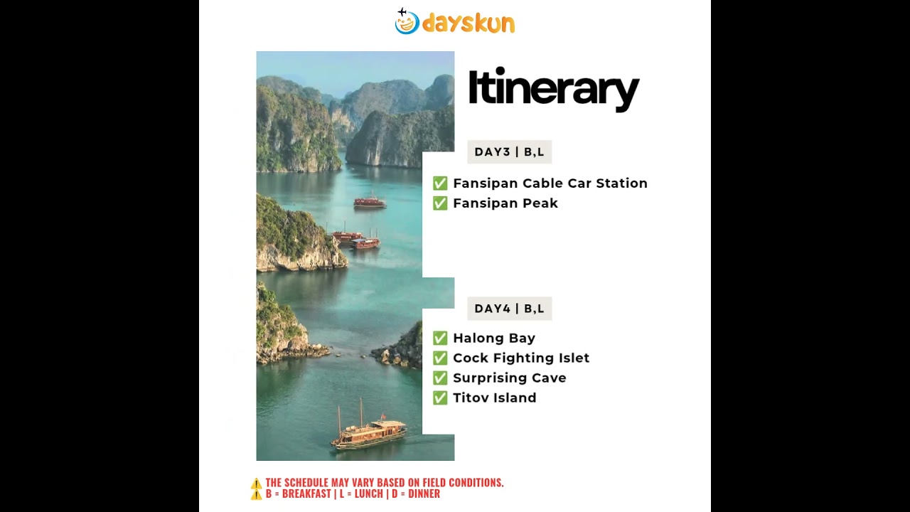 🌏 5D Sapa &ndash; Hanoi &ndash; Halong (Seat-in-Coach) 🇻🇳