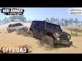 Spintires: MudRunner - JEEP WRANGLER RUBICON is Towing a BMW on the Sand and Off-road