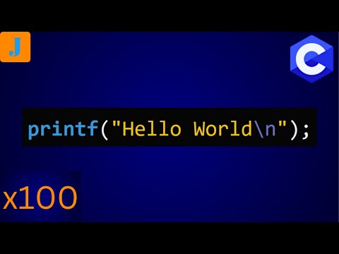 Print Hello World 100 Times In C