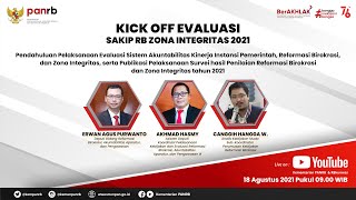 [LIVE] Kick Off Evaluasi SAKIP-RB-ZI tahun 2021