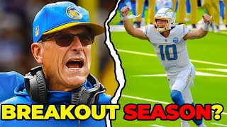 will the chargers breakout in jim harbaugh's first year?