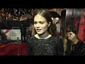 Mortal Engines: Hera Hilmar 'Hester Shaw' Movie Premiere Interview