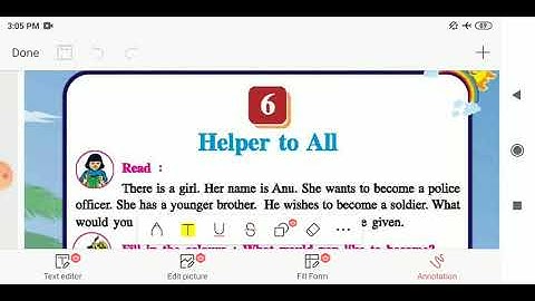 Class 5 | EVS | Ch 6: Helper to All | gcert