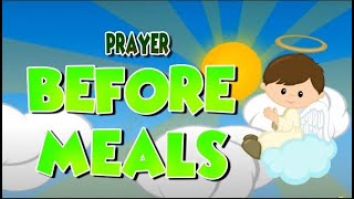 Prayer Before Meals with Lyrics | Catholic | JMTV #Shorts