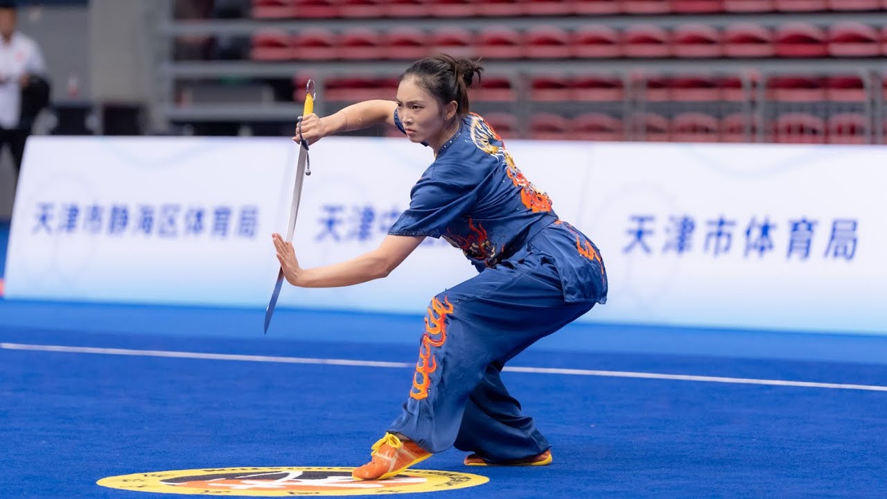 2024冠军赛 女子南刀  第10名 重庆 殷旋 9.686分 2024年全国武术套路冠军赛 女子南刀 NanDao