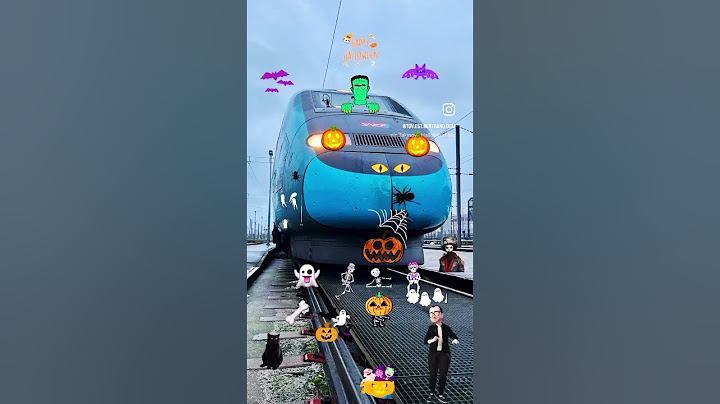 TGV OUIGO Halloween #tgv #sncf #trains #ouigo #garedelest #trainspotter #halloween #halloween2023