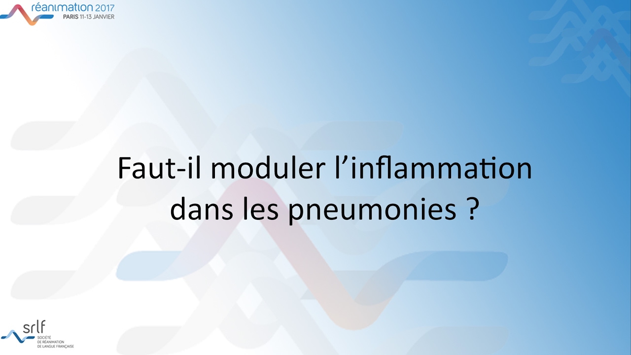 Réanimation 2017 - Infections communautaires J. RICARD