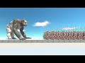 SKY BRIDGE SPARTAN ARMY vs EVERY UNIT - Animal Revolt Battle Simulator