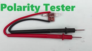 Diy polarity tester positive negative finder