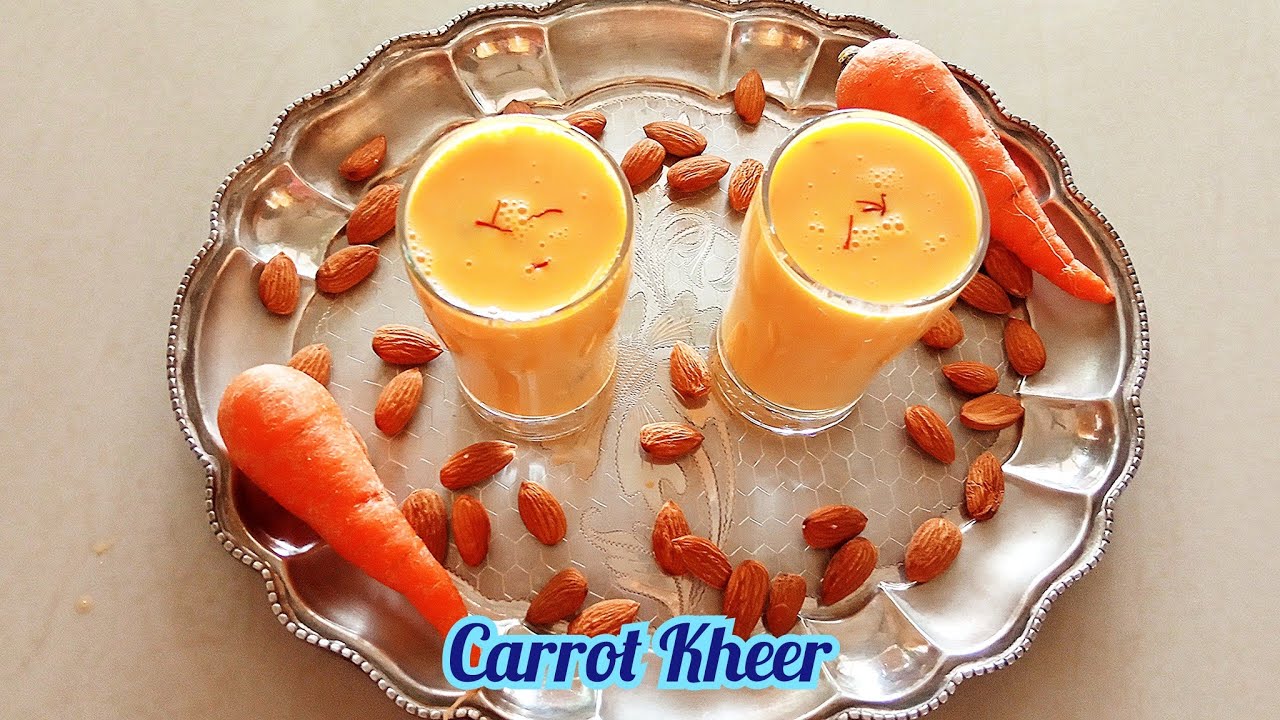 Carrot Kheer Recipe in Tamil Healthy & Tasty Carrot Gheer Recipe in