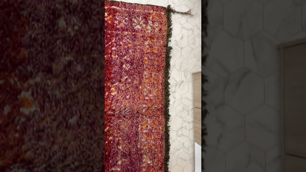 kechart - 7x11 ft Vintage Moroccan Boujaad Rugs, moroccan rugs, moroccan style, 217 cm x 349 cm