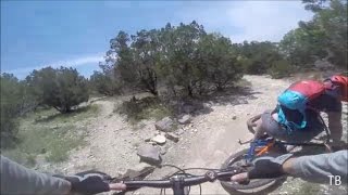 Canyon Lake's Madrone MTB Trail HD Falls and Fun