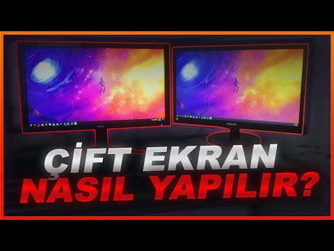 Video: İkinci bir monitör kullanarak masaüstümü Windows'ta nasıl genişletirim?