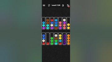 Ball Sort Color Water Puzzle Solution Level 1029