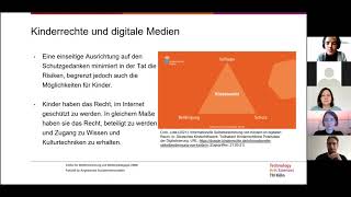 „Kinderperspektiven auf Teilhabe im Internet“ - Kurzvortrag von Prof. Dr. F. Siller & M. Schubert