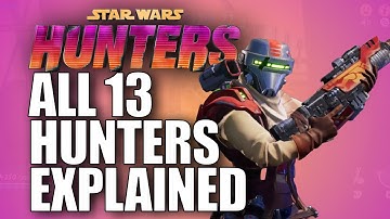 Star Wars Hunters FULL CHARACTER BREAKDOWN