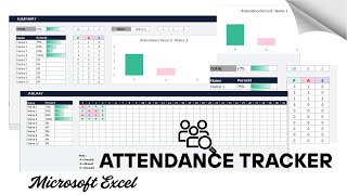 Información TUTORIAL ATTENDANCE TRACKER EXCEL - LYNK MEMYMERCI Actualización