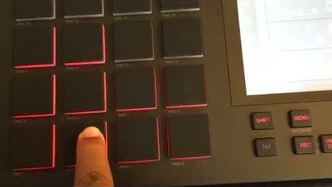 Akai MPCX - Trap King 16 Level Note Repeat function