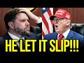 JD Vance Lets it Slip and Exposes Trump