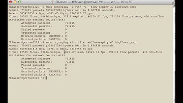 tcpreplay flow expiry analysis