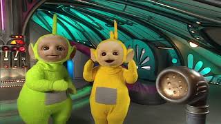 Teletubbies Laa Laa and Dipsy play Itsy Bisty Spider (Custom US Version)