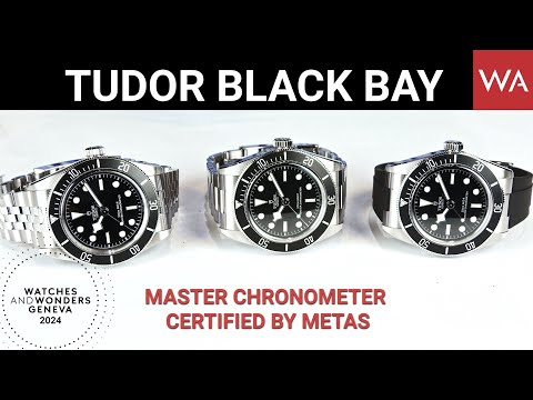 TUDOR Black Bay in monochrome presented at Watches and Wonders 2024.