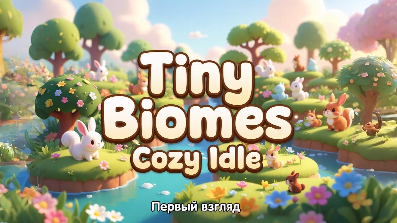 Tiny Biomes: Cozy Idle — Милый и Расслабляющий Idle #1 Первый Взгляд! 🔥