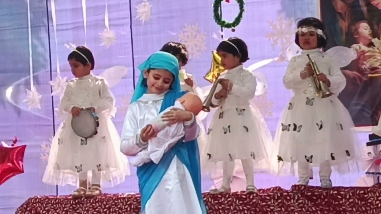 Christmas Skit by Marian kindergarten kids