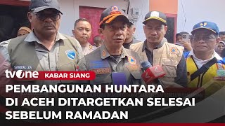 Download Lagu Pembangunan Huntara di Aceh Telah Mencapai 80 Persen | Kabar Siang MP3