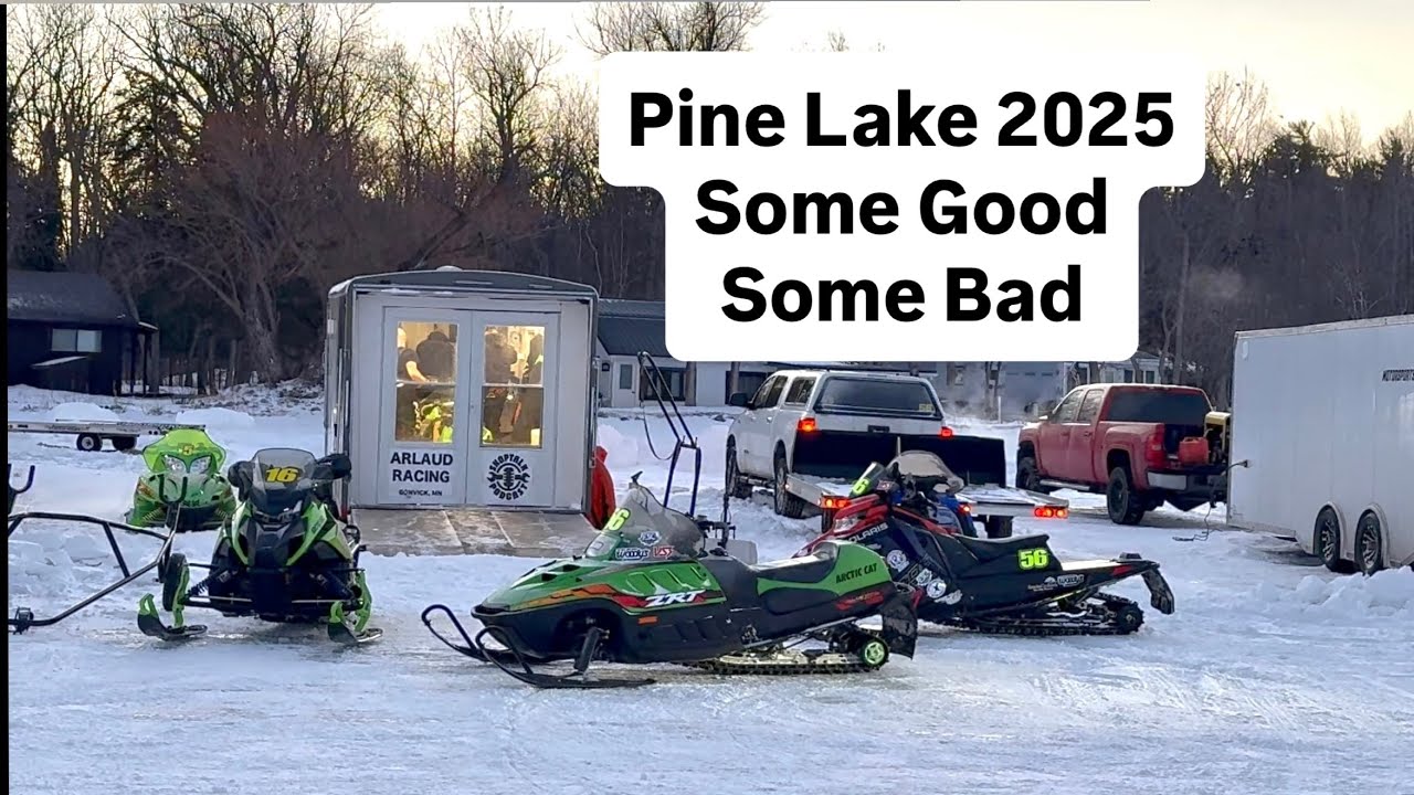 Первая гонка сезона! Пайн-Лейк, 2025! 6 гоночных саней.