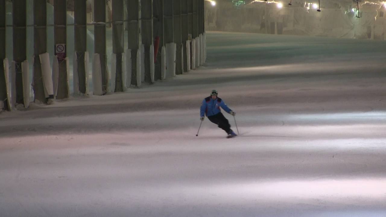 AFPST - Athlete Andy Barlow using Ski Poles.
