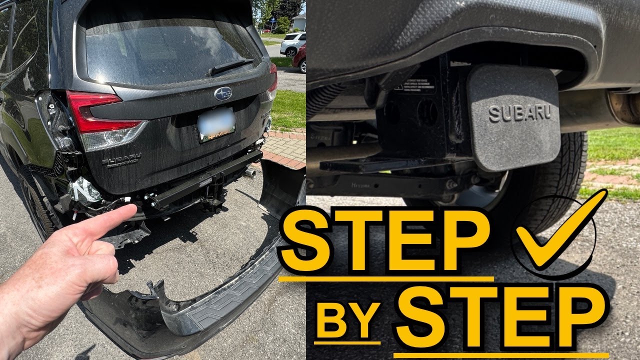 How To Install OEM Trailer Hitch on Subaru Forester 2019, 2020, 2021, 2022, 2023, 2024