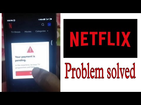 Netflix your payment is pending problem! your payment is pending netflix